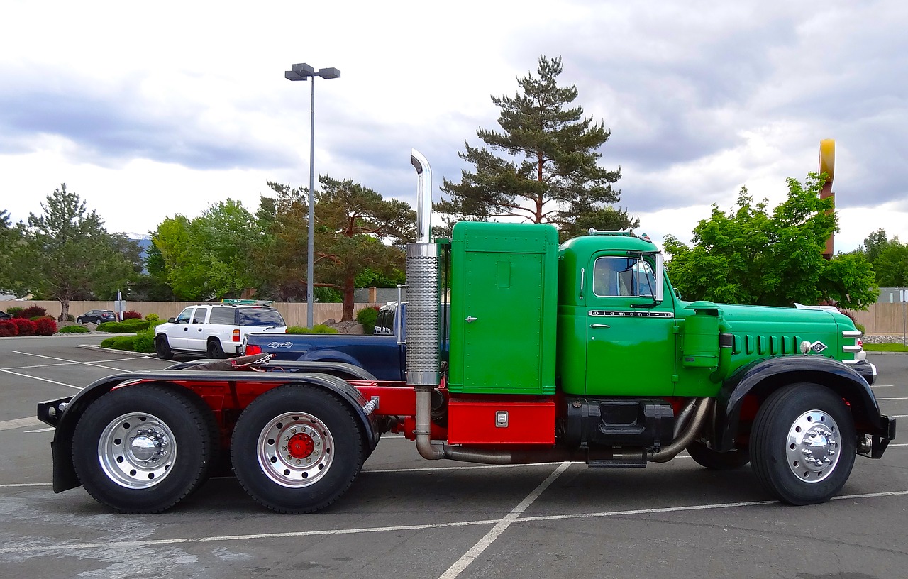 old truck diesel truck industry free photo