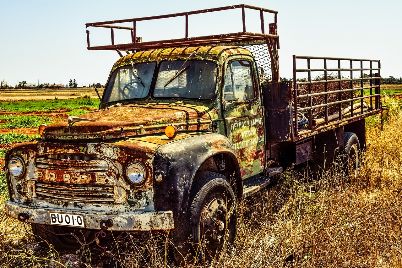 old truck lorry car free photo