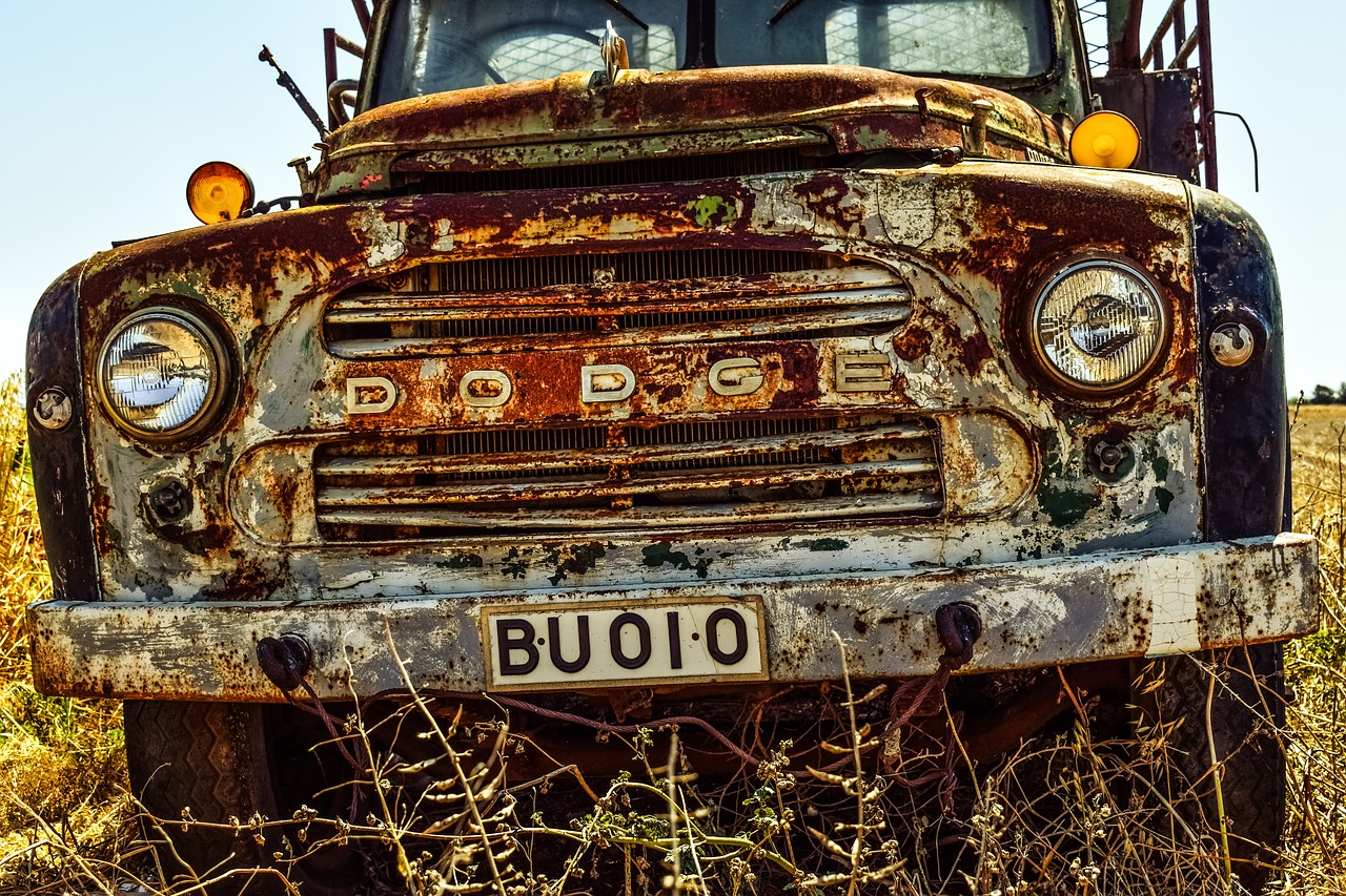 old truck lorry car free photo