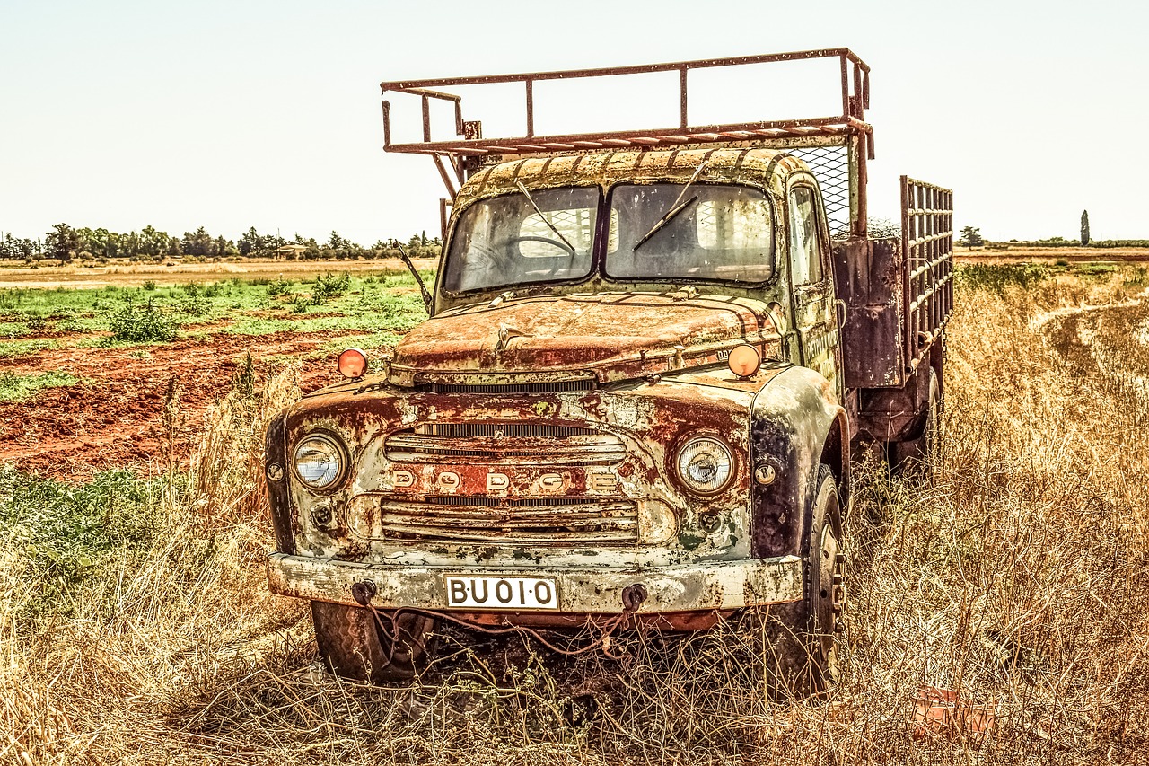 old truck lorry car free photo