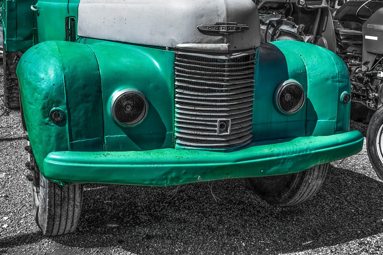 old truck car vehicle free photo