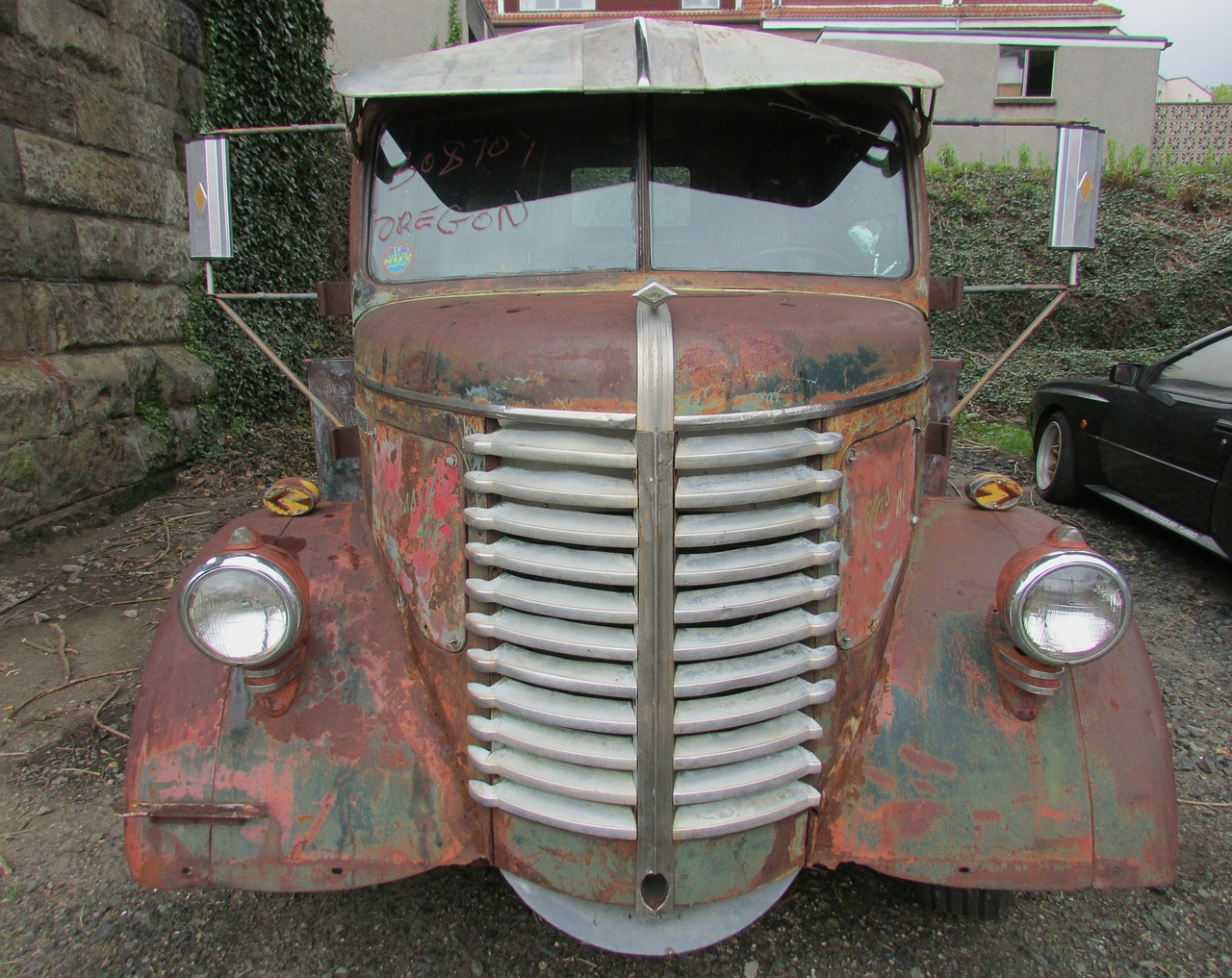 old truck vintage vehicle lorry free photo