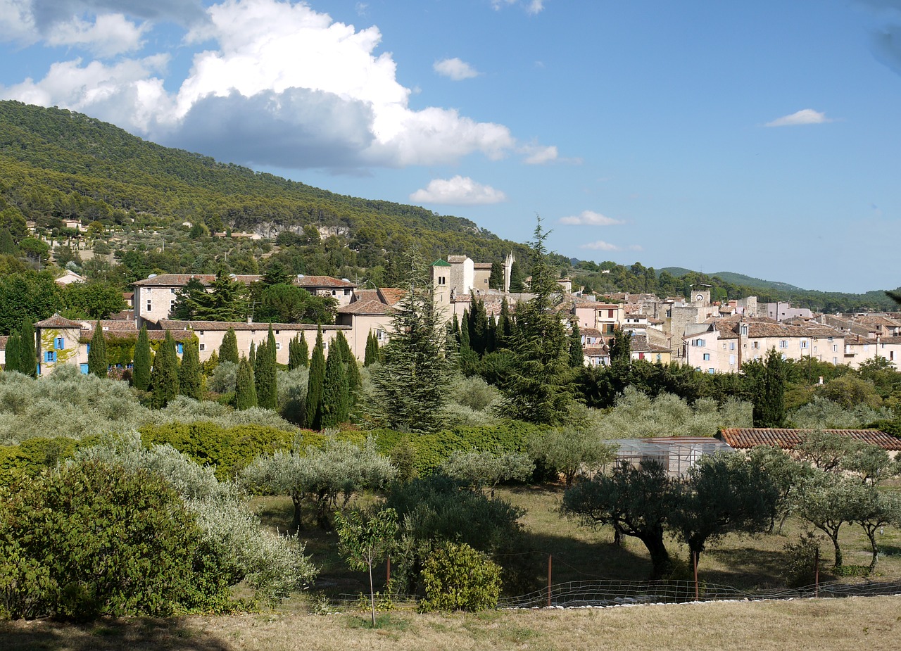 old village provence aups free photo