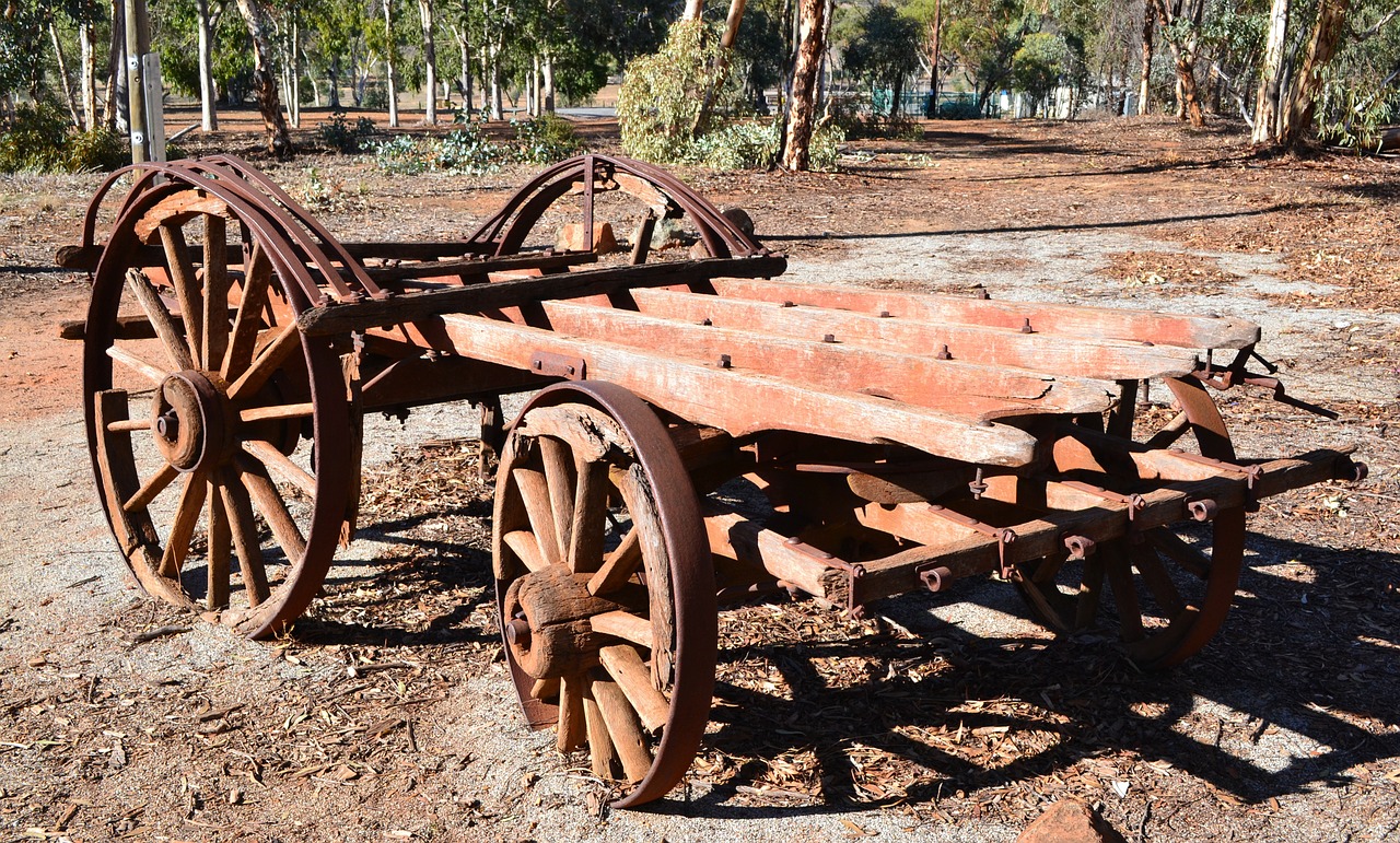 old wagon rusty wagon free photo