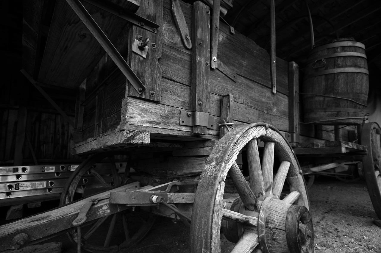 old wagon wagon redneck free photo