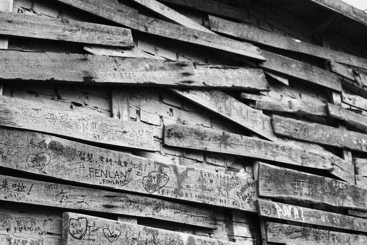 old wall message wall wood free photo