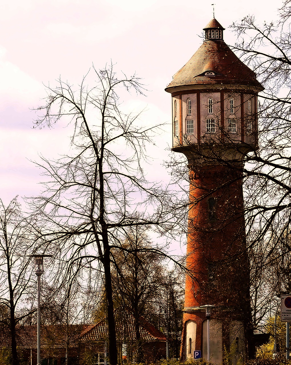 old water tower lingen emsland free photo