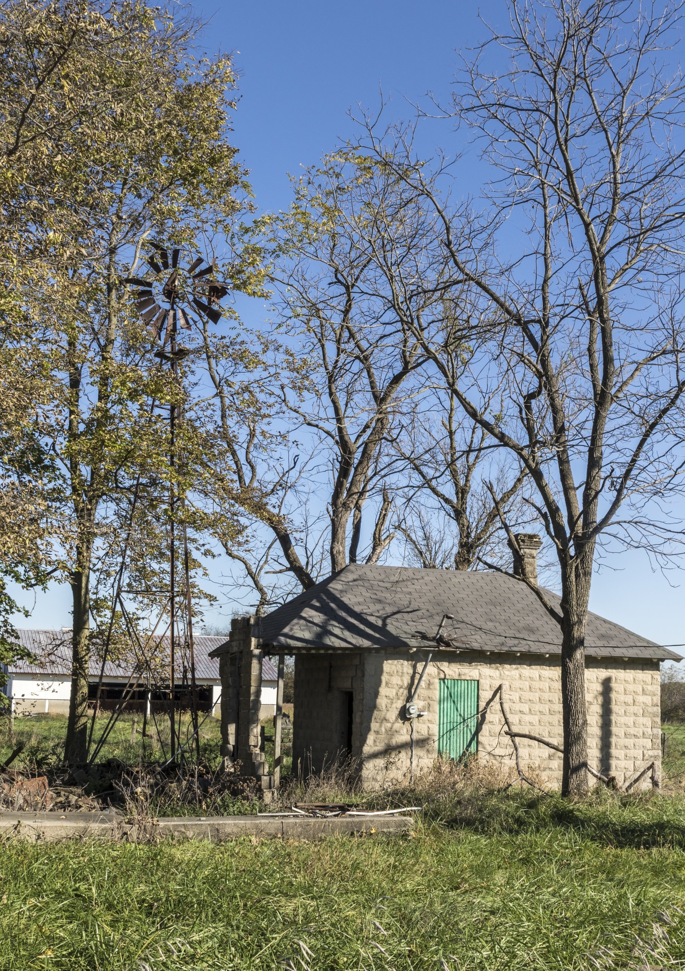 windmill decay rural free photo