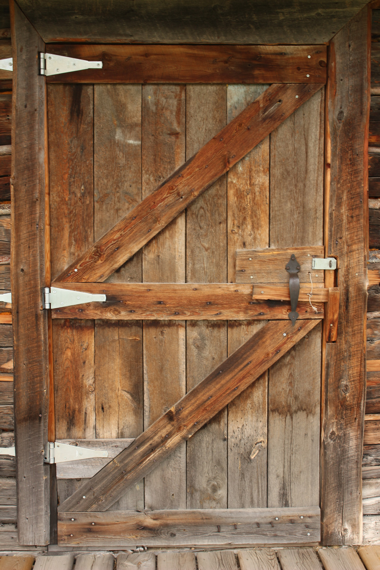 old wooden door free photo