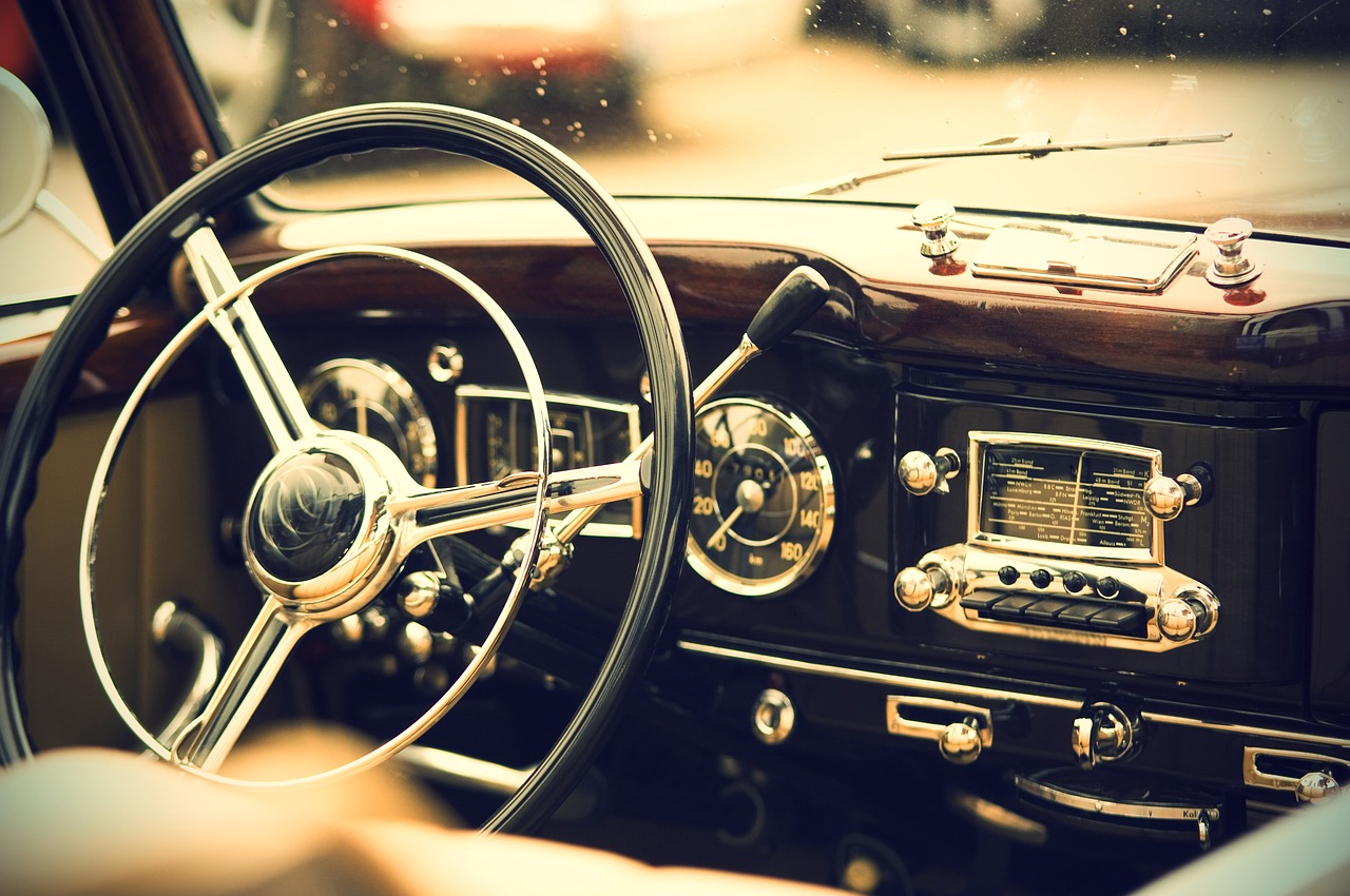 oldtimer interior us vehicle free photo