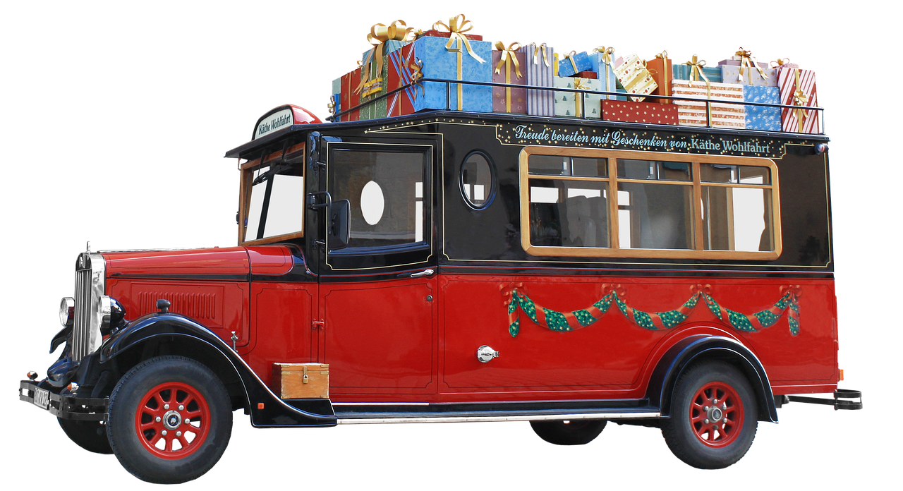 oldtimer bus christmas download free photo