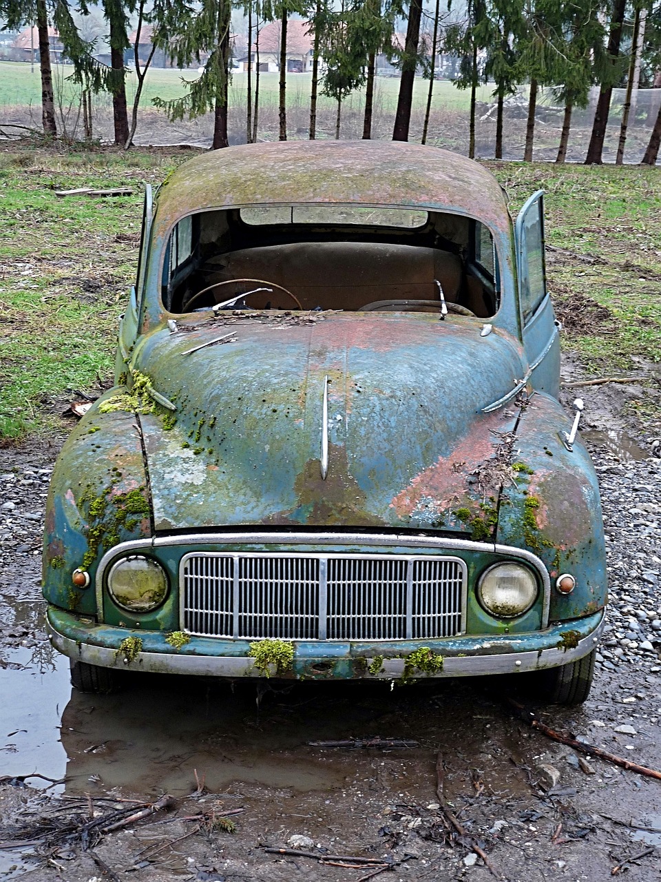 oldtimer scrap car auto free photo