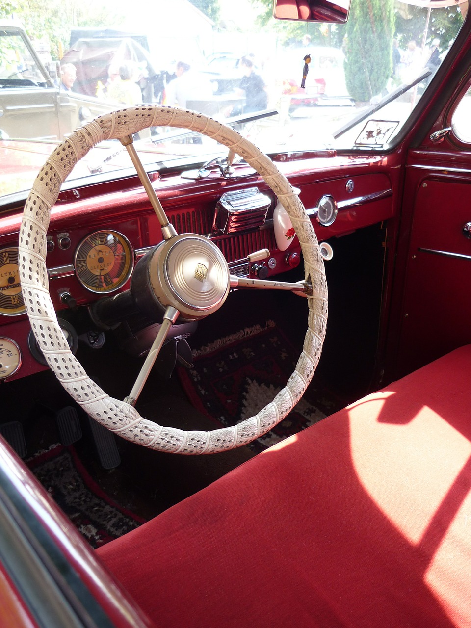 oldtimer steering wheel auto free photo