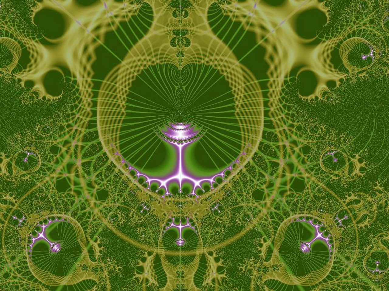 olive green fractal free photo