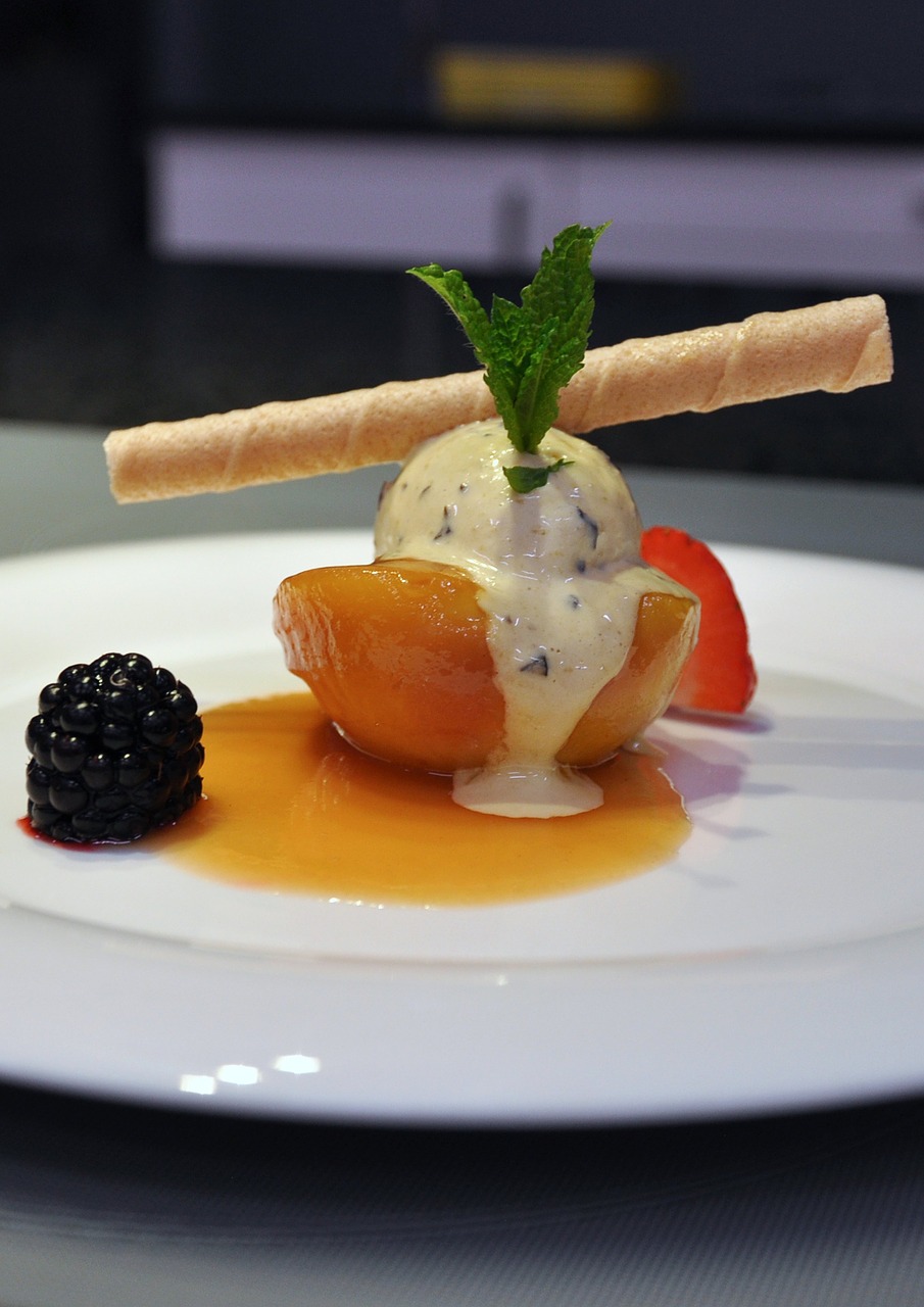 olive oil ice ice cream dessert free photo