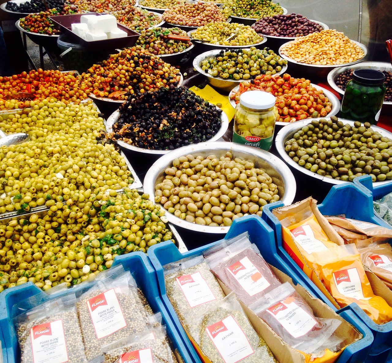 olives market food free photo