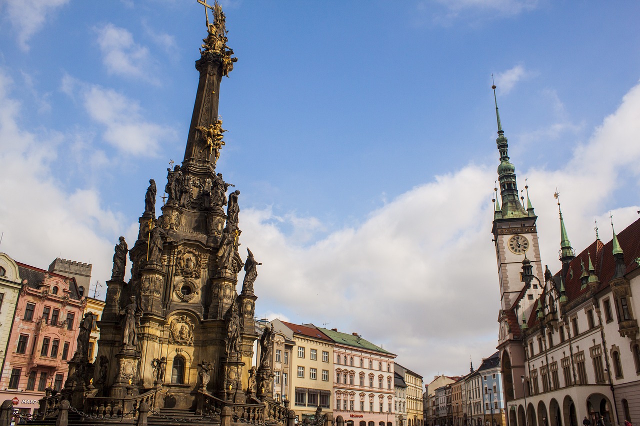 olomouc square czech republic free photo