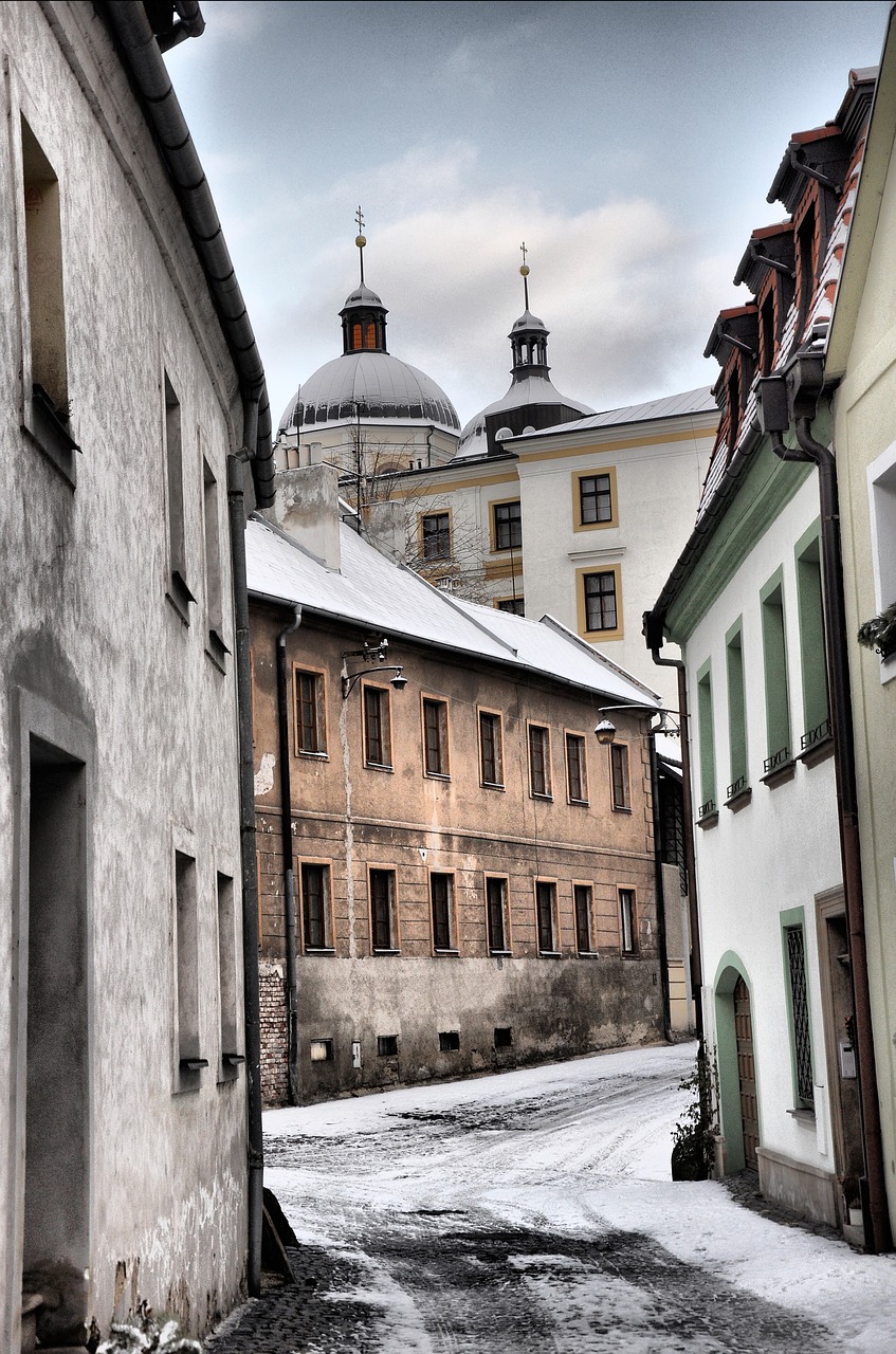 olomouc street the secrets of free photo