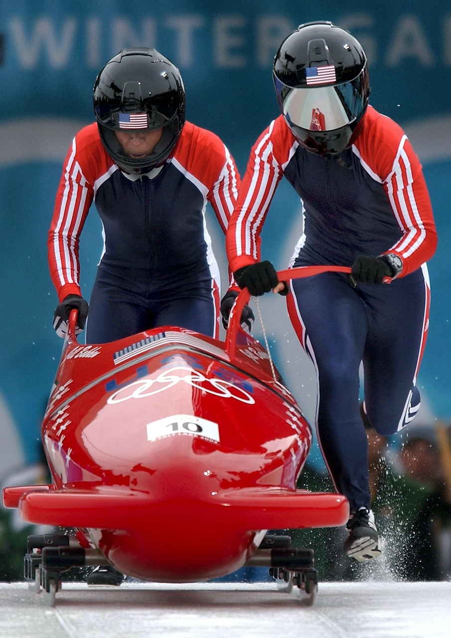 olympic games bobsled free photo