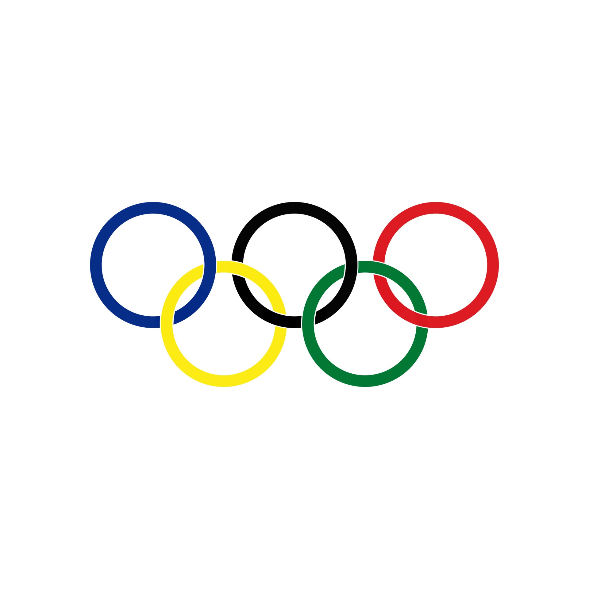 olympic rings white free photo
