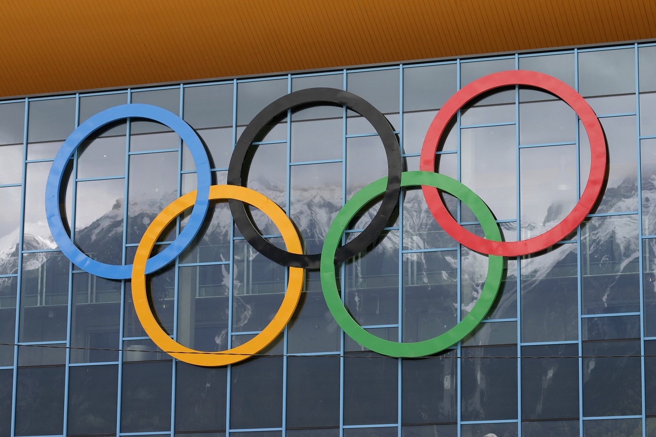 olympic rings olympiad rings free photo
