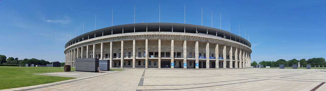 olympic stadium berlin panorama free photo