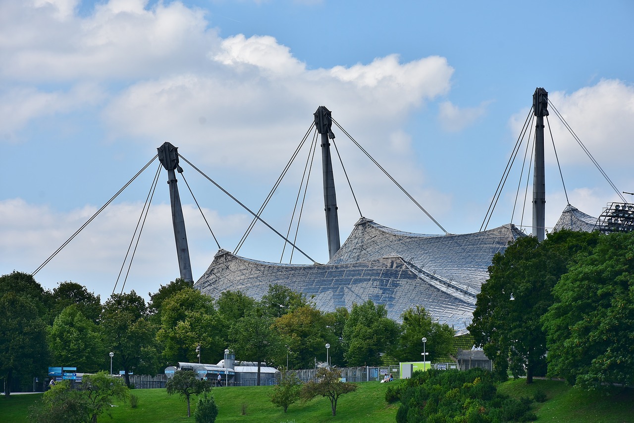 olympic stadium stadium architecture free photo