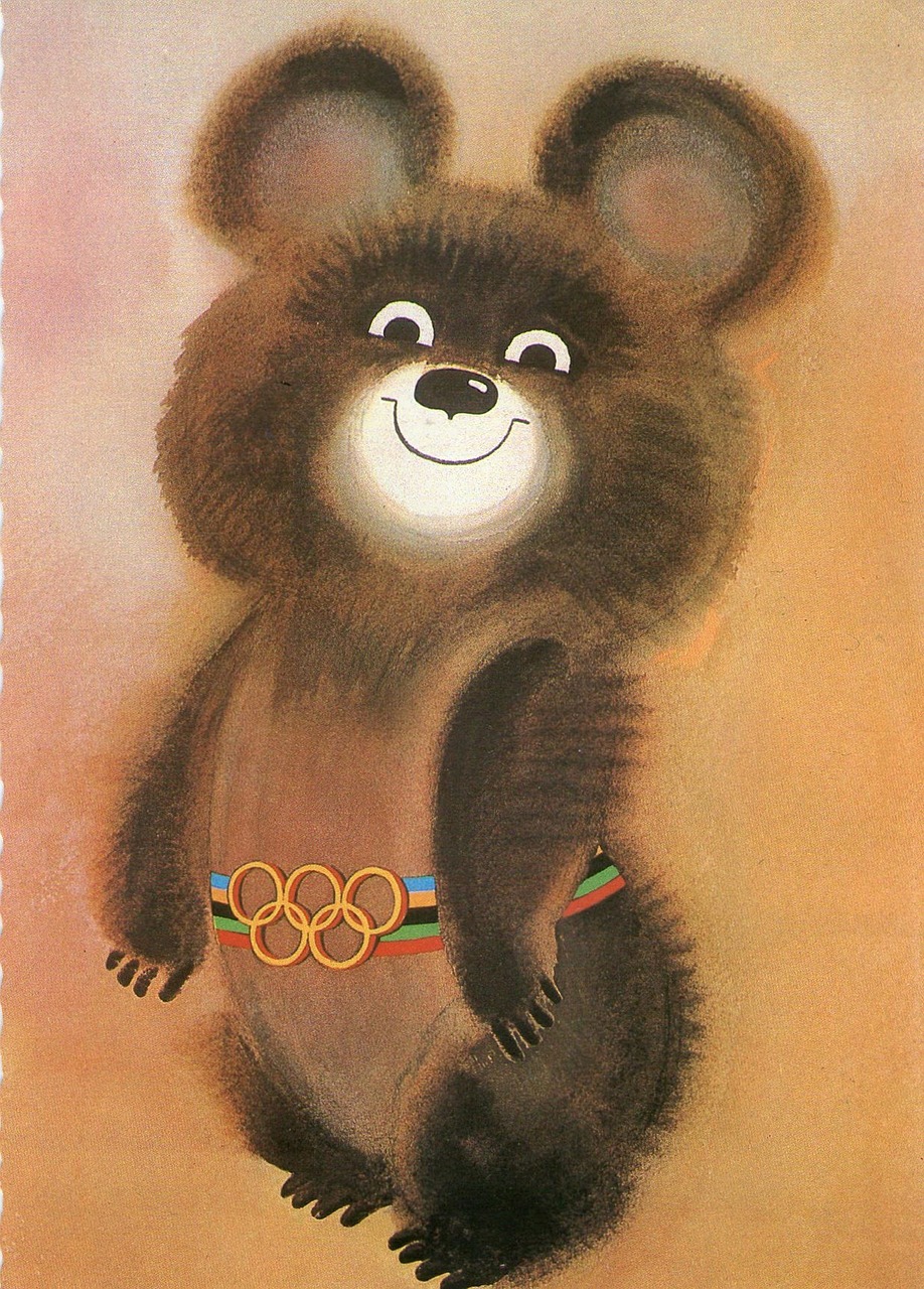 olympics mascot teddy bear free photo