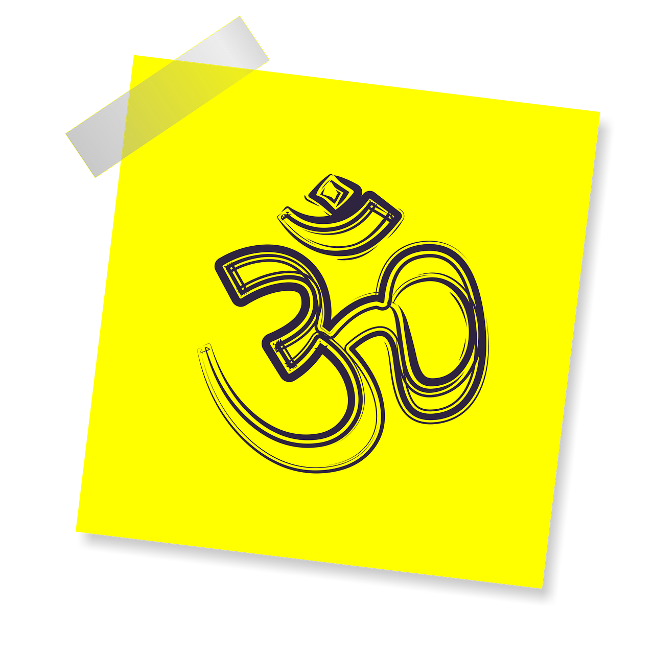 om sign icon free photo