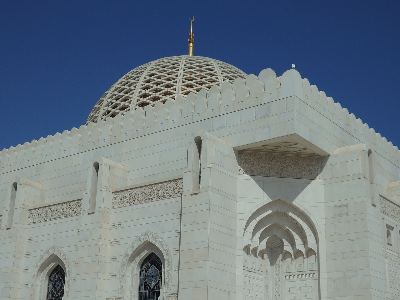 oman muscat sultan mosque free photo
