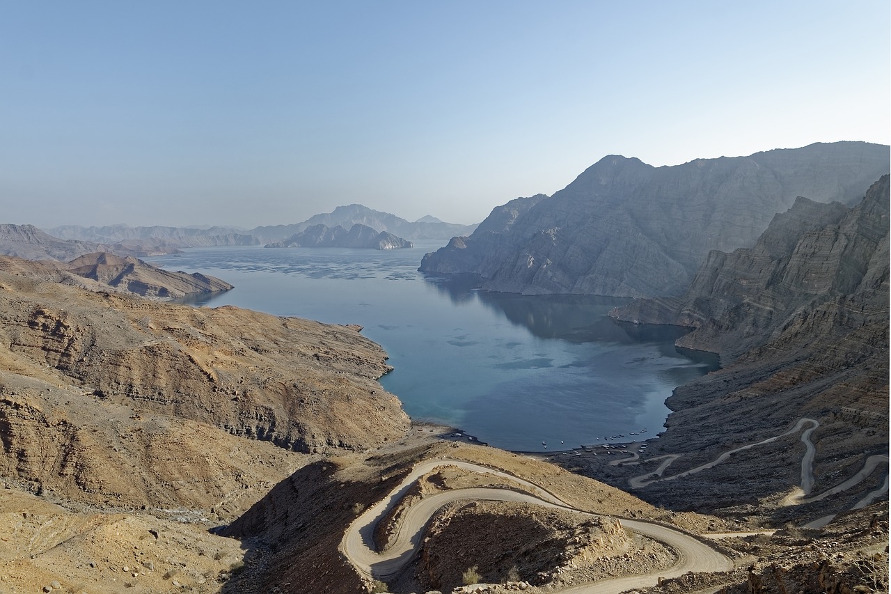 oman musandam peninsula khor najd free photo