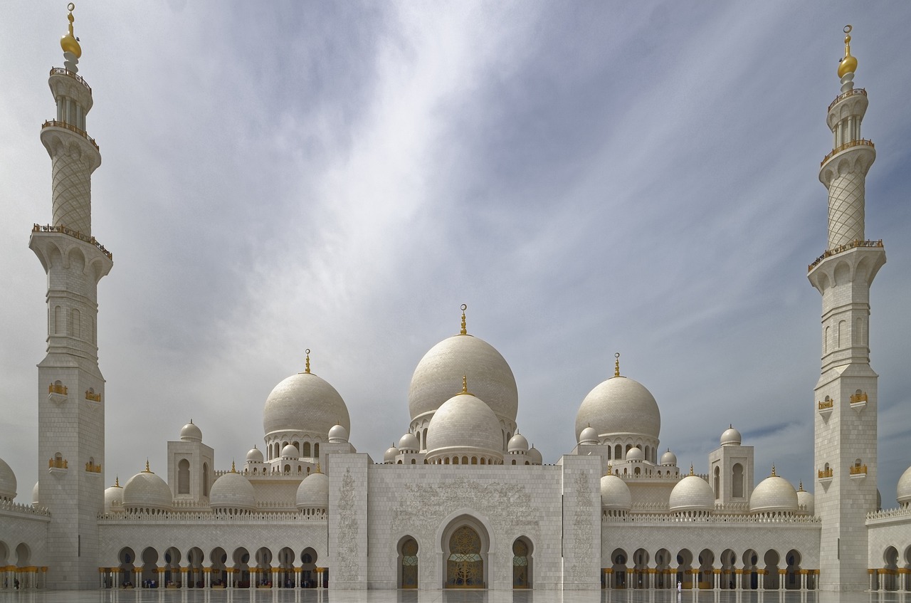 oman abu dhabi sheikh zayed grand mosque free photo