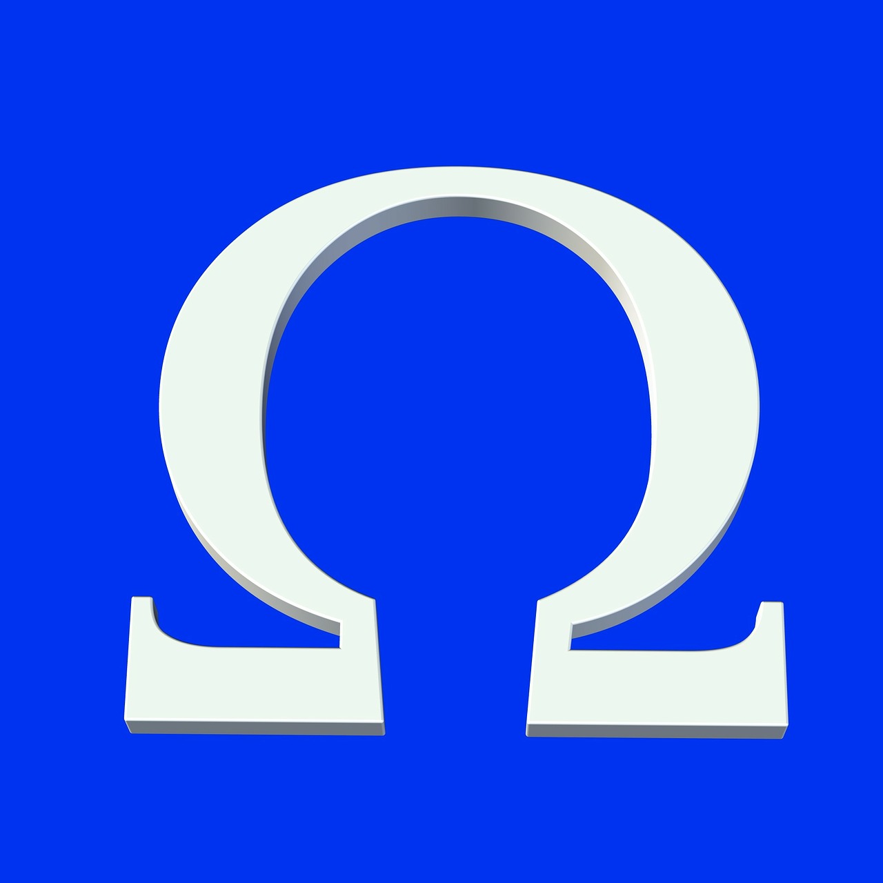 omega symbol icon free photo