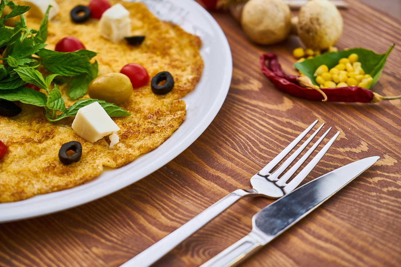 omelet  egg  breakfast free photo