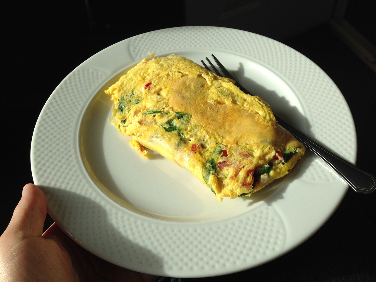 omelet eggs lunch free photo