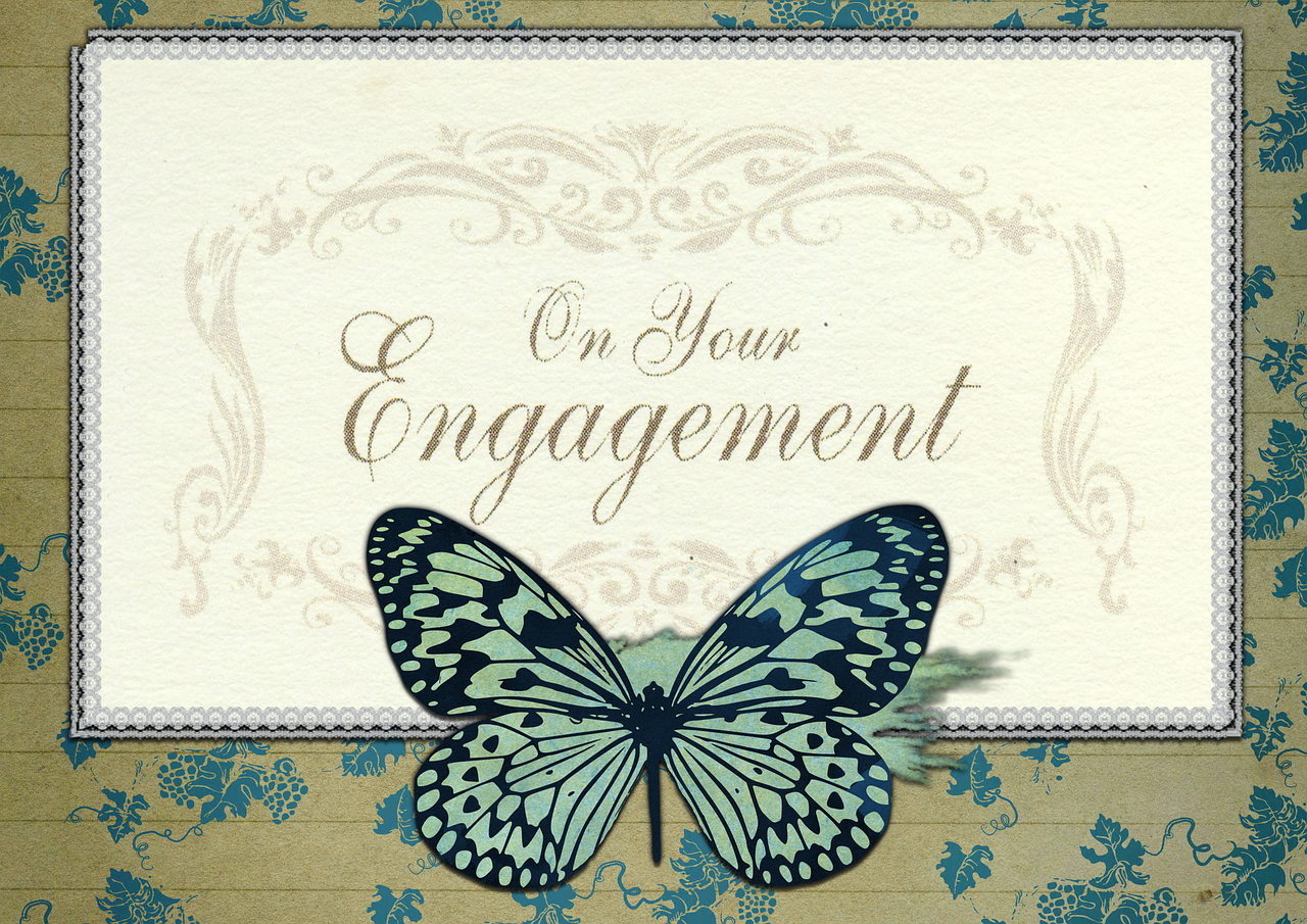 on your engagement free photo