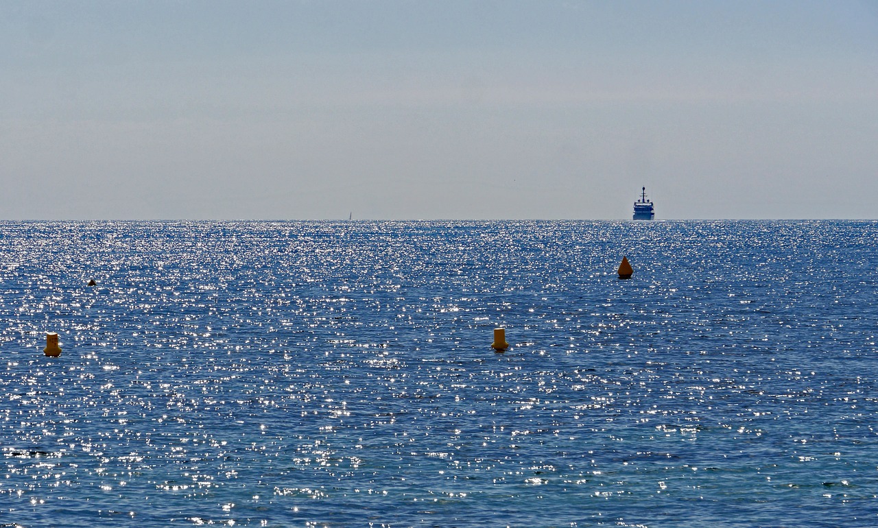 on the high seas horizon mediterranean free photo