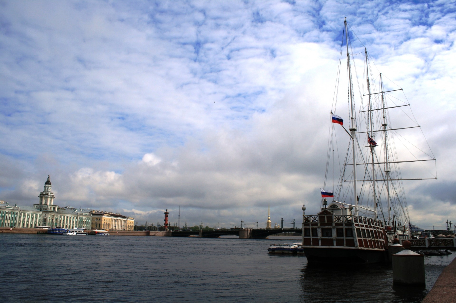 river neva mighty free photo