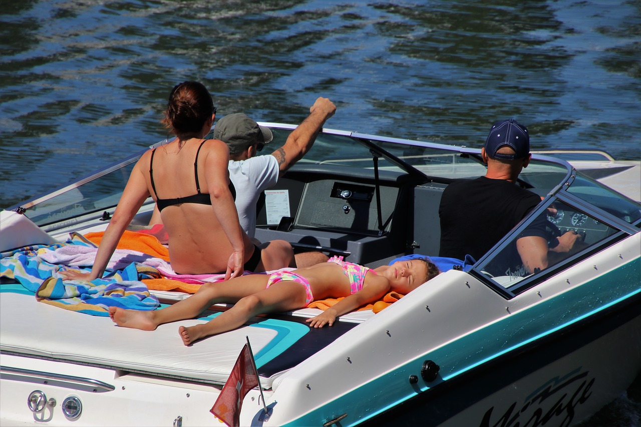 on the water  motorboat  boat free photo