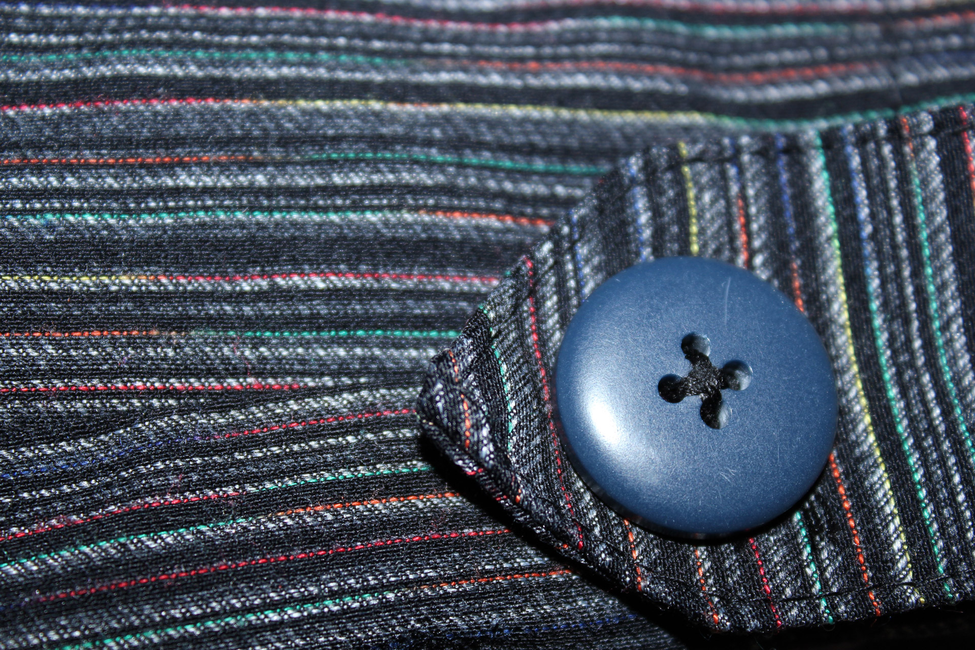 button stripe cloth free photo