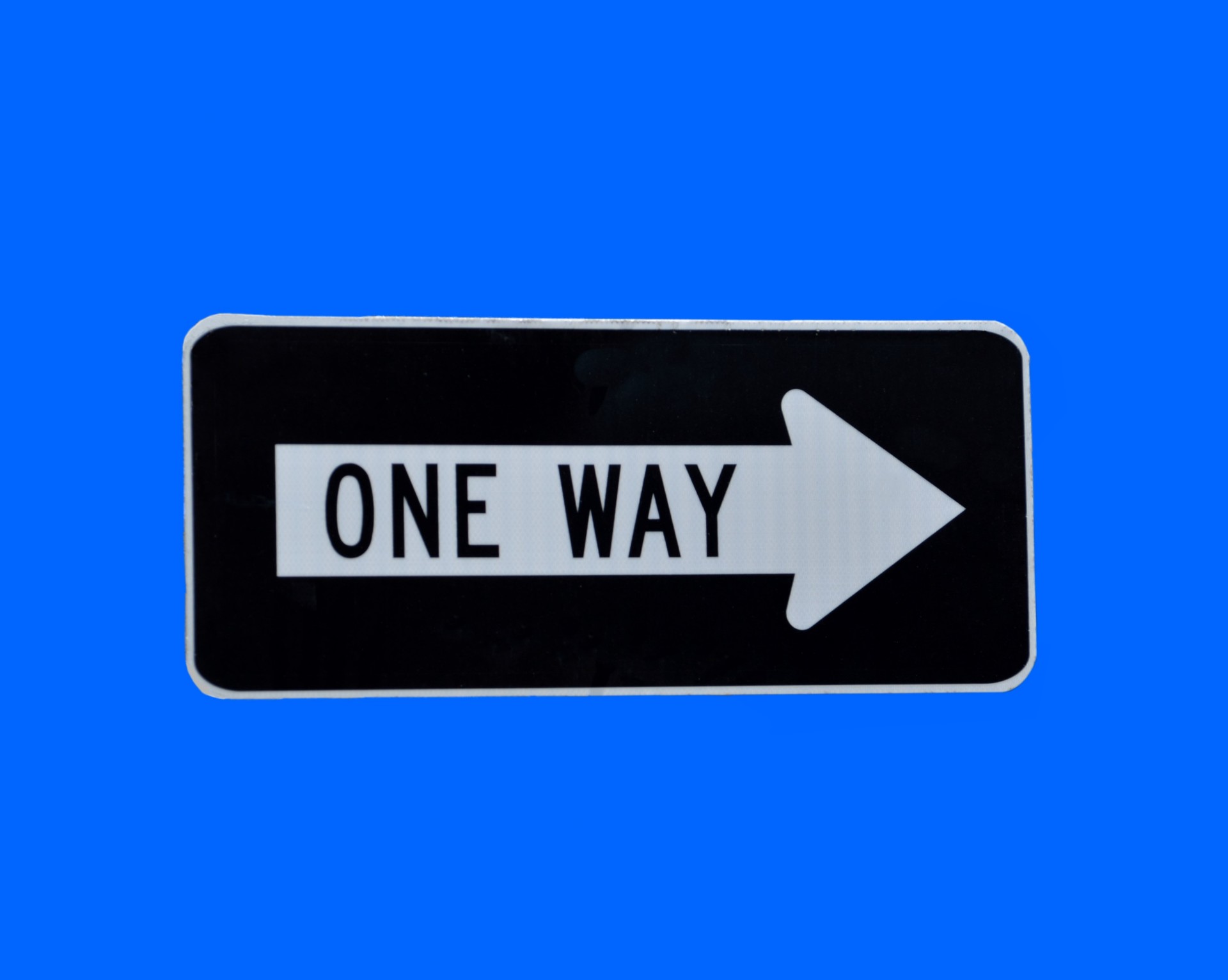one way sign arrow free photo