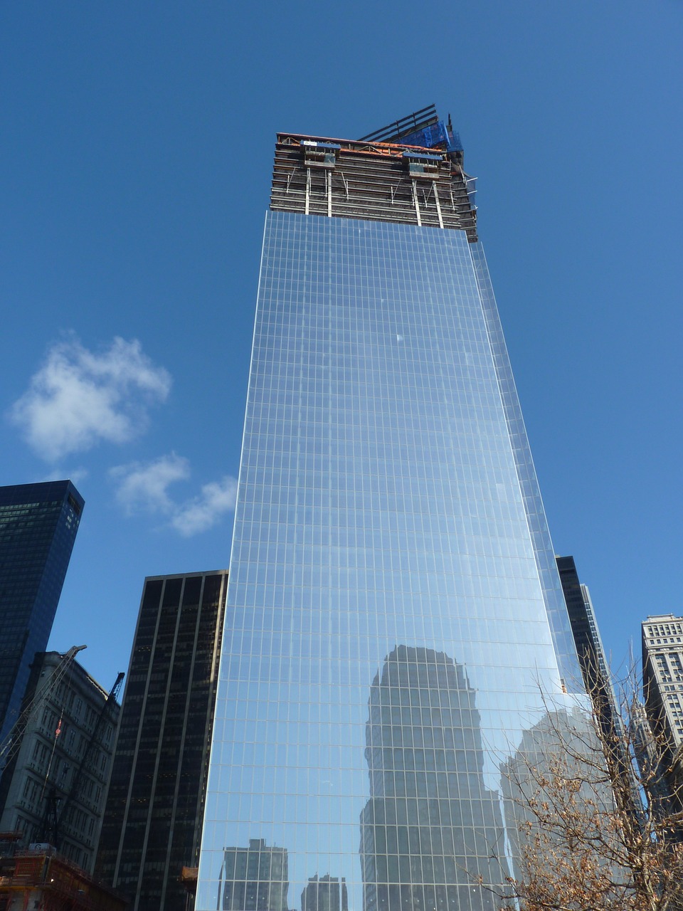 one world trade center new york nyc free photo