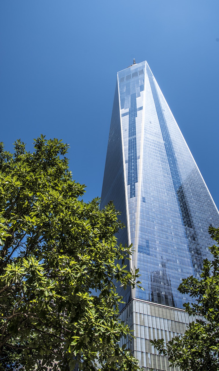 one world trade center tower manhattan free photo