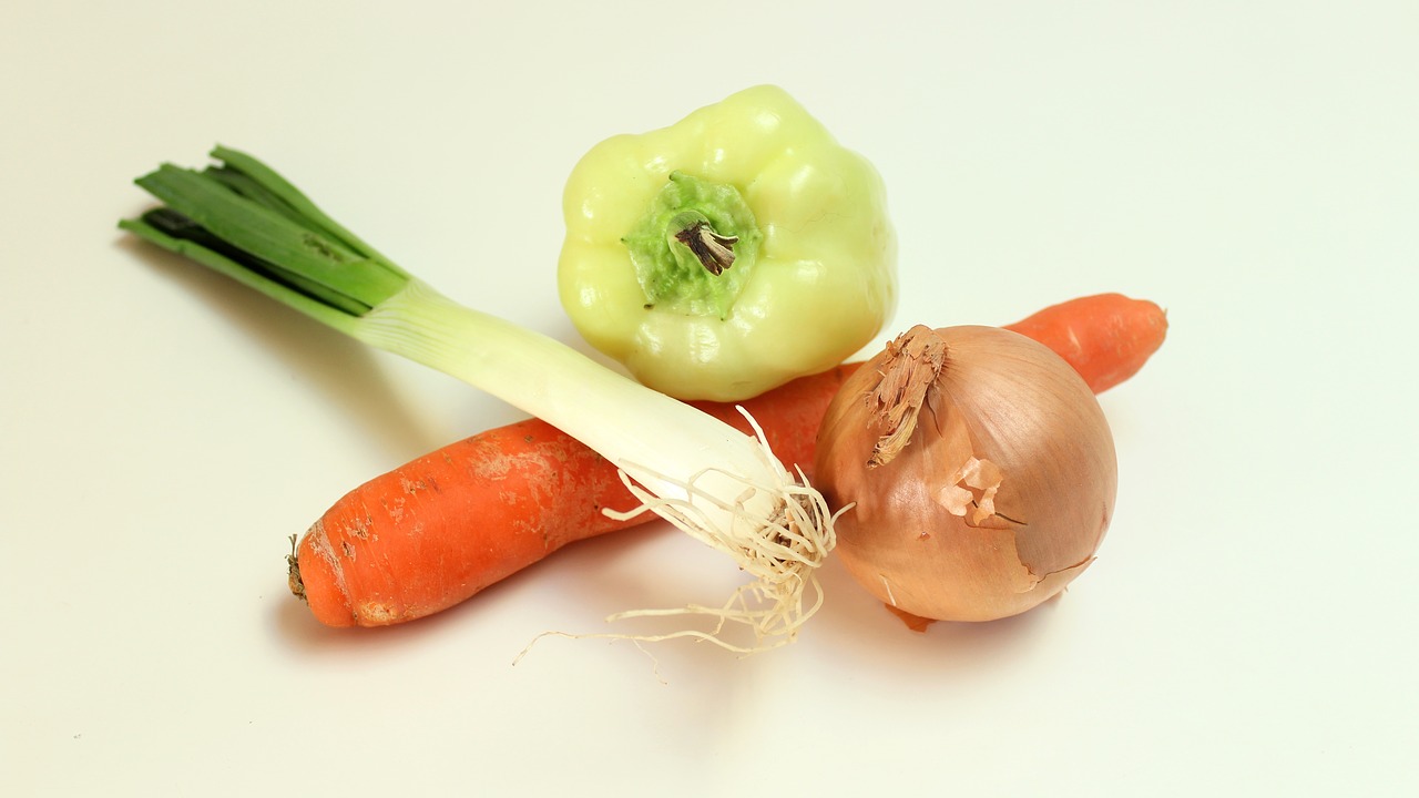 onion carrot pepper free photo