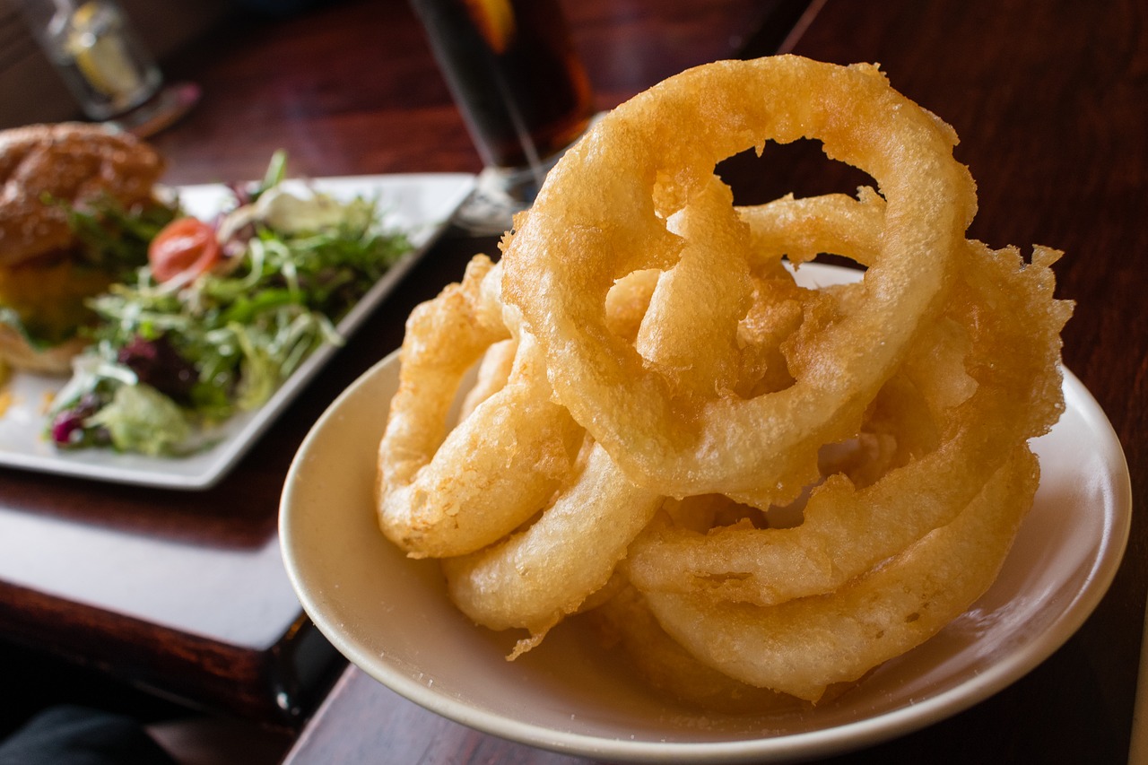 onion rings food fried free photo