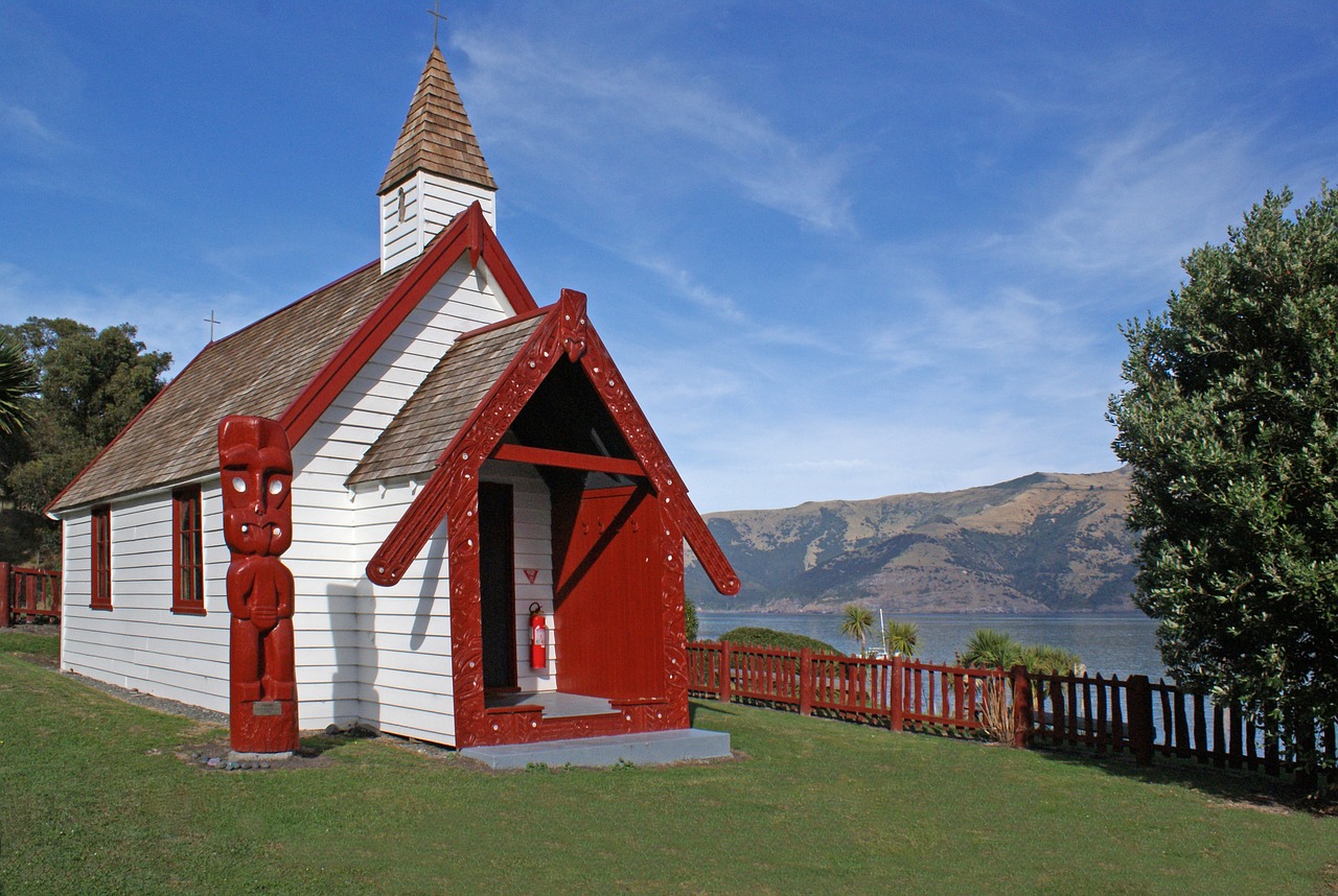 onuku church akaroa new zealand free photo