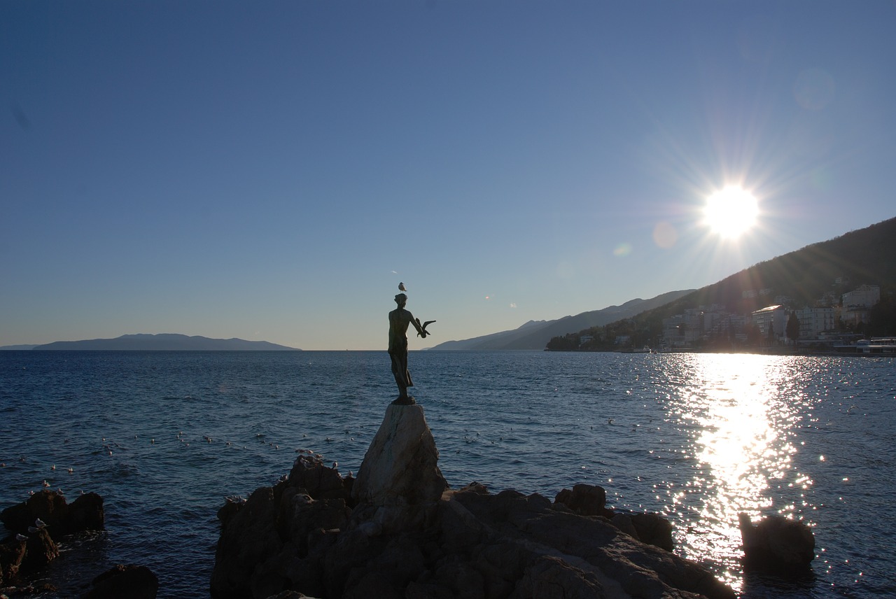 opatija adriatic sea virgin free photo