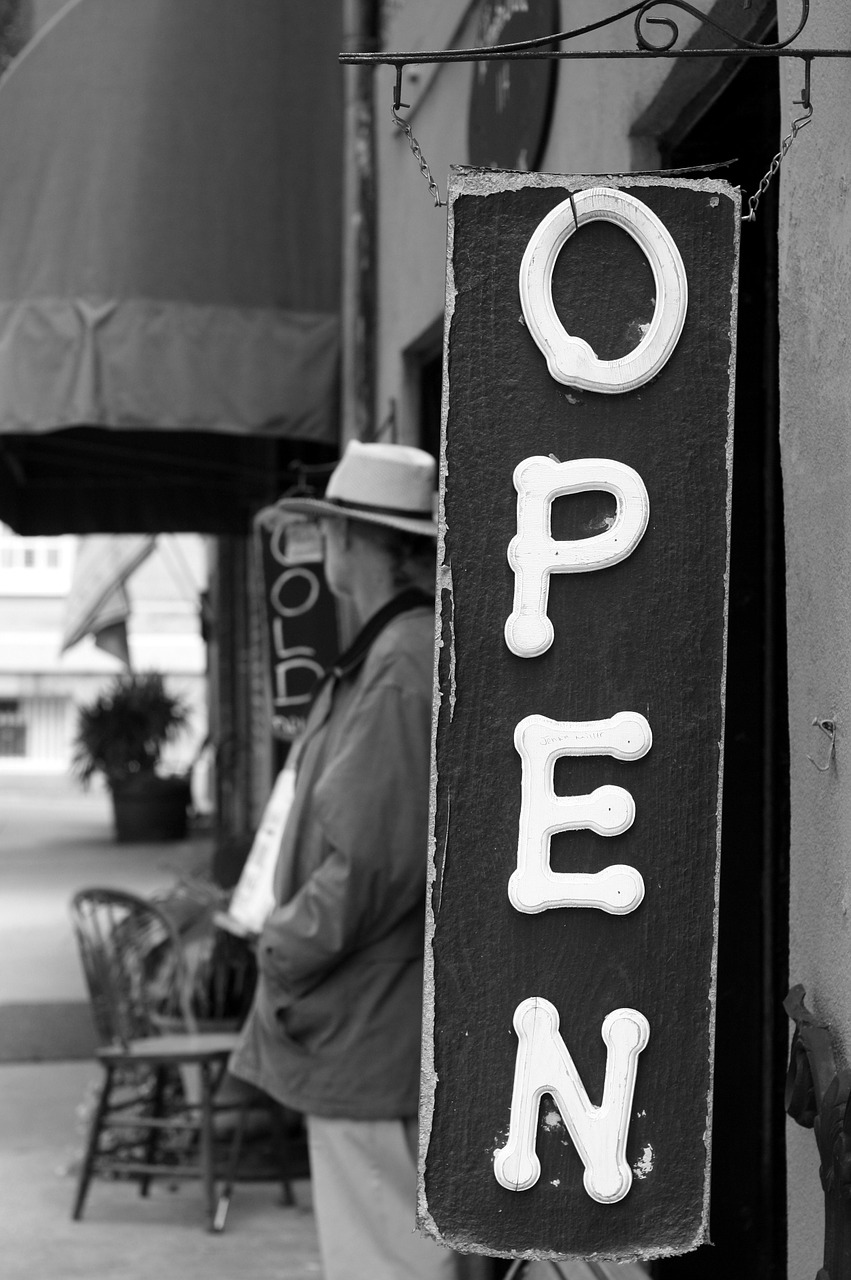 open shop inside free photo