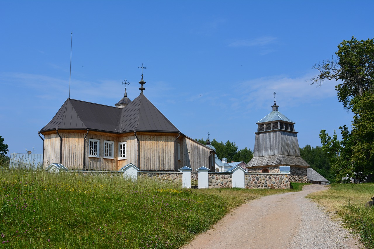 open air museum architecture lithuania free photo