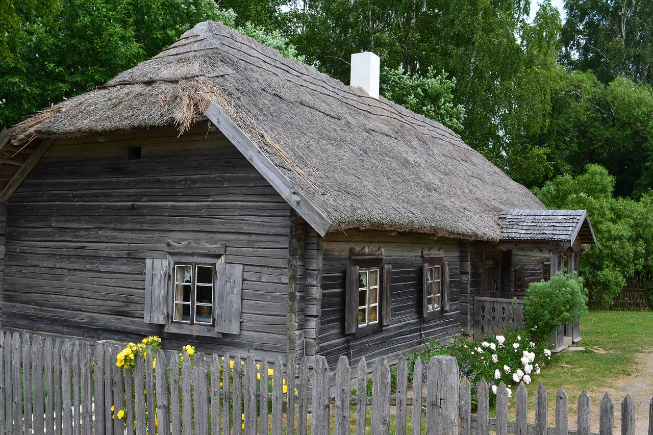 open air museum architecture lithuania free photo